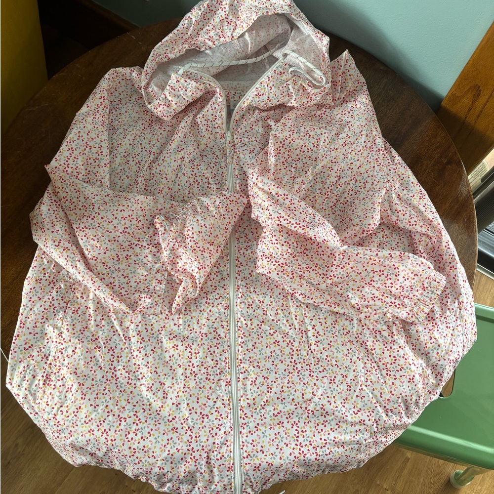 Columbia Pink and White Hooded Jacket